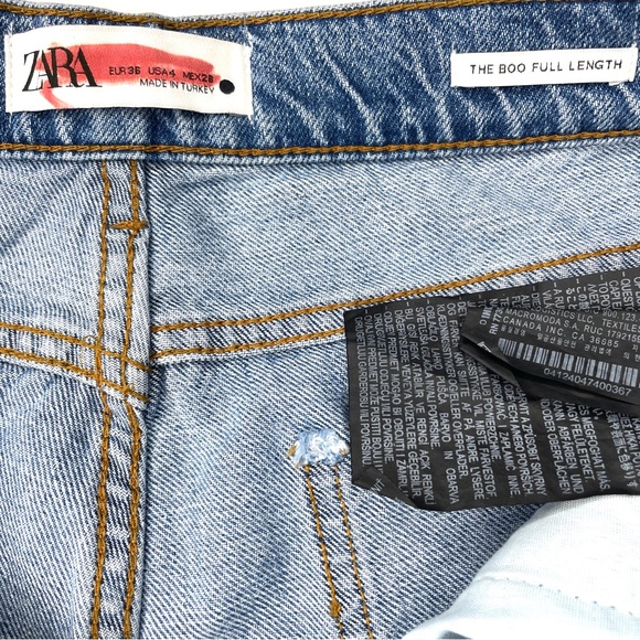 New Zara The Boo High Rise Wide Leg Jeans - Picture 5 of 14